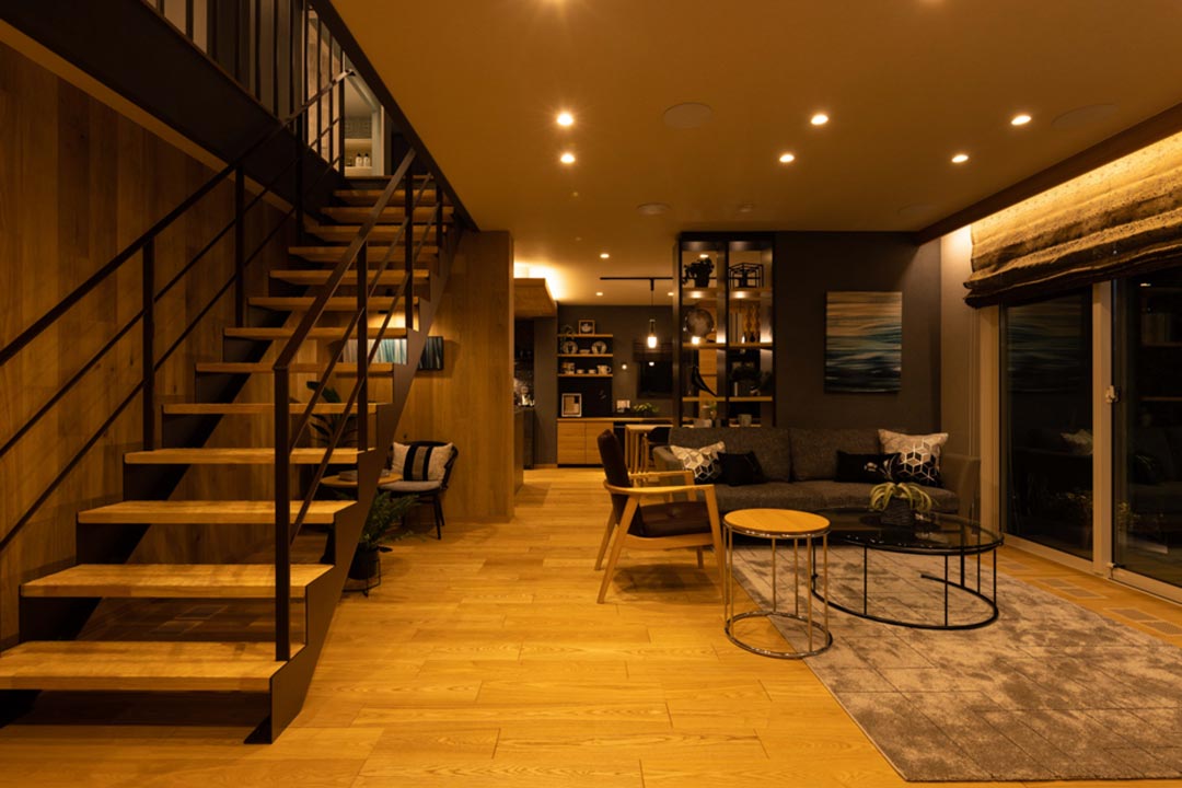 小田原展示場 夜間_1FLDK