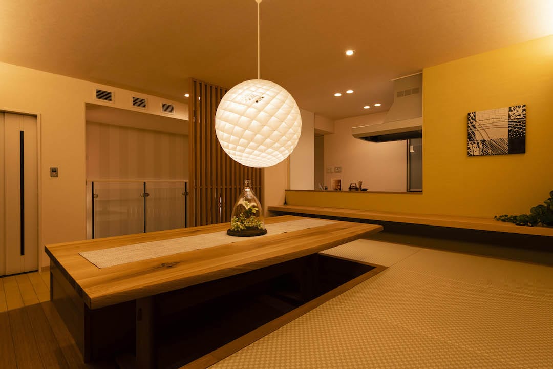 鶴見デシオ展示場_夜間_3F和室