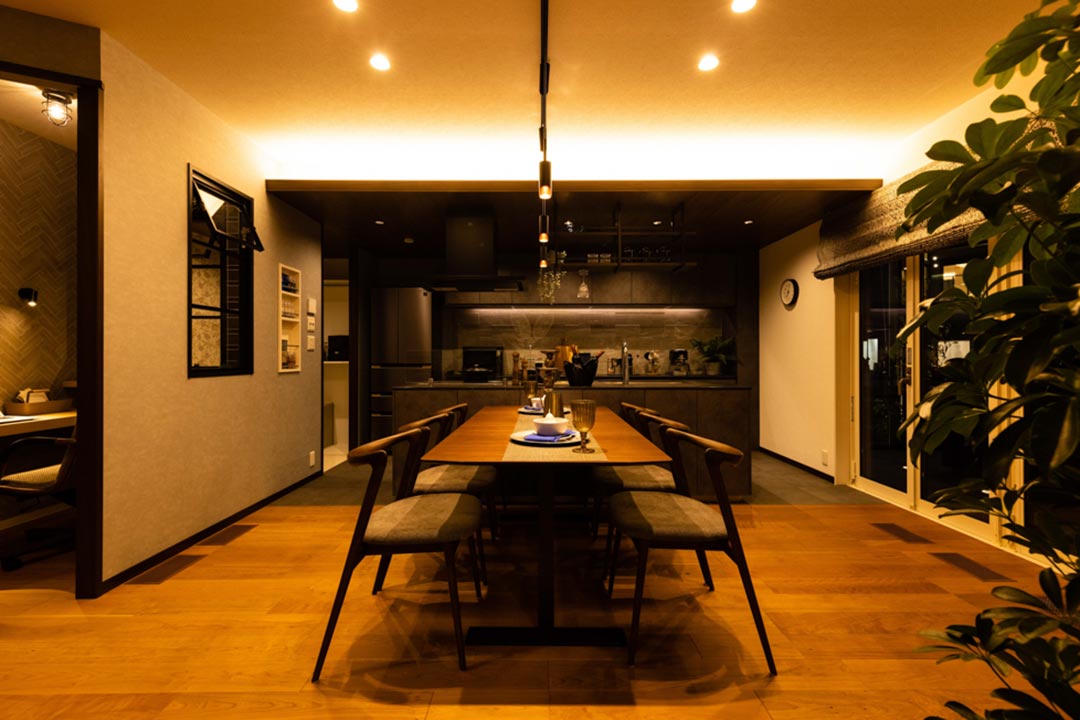 小金井府中パルフェ展示場 夜1FLDK