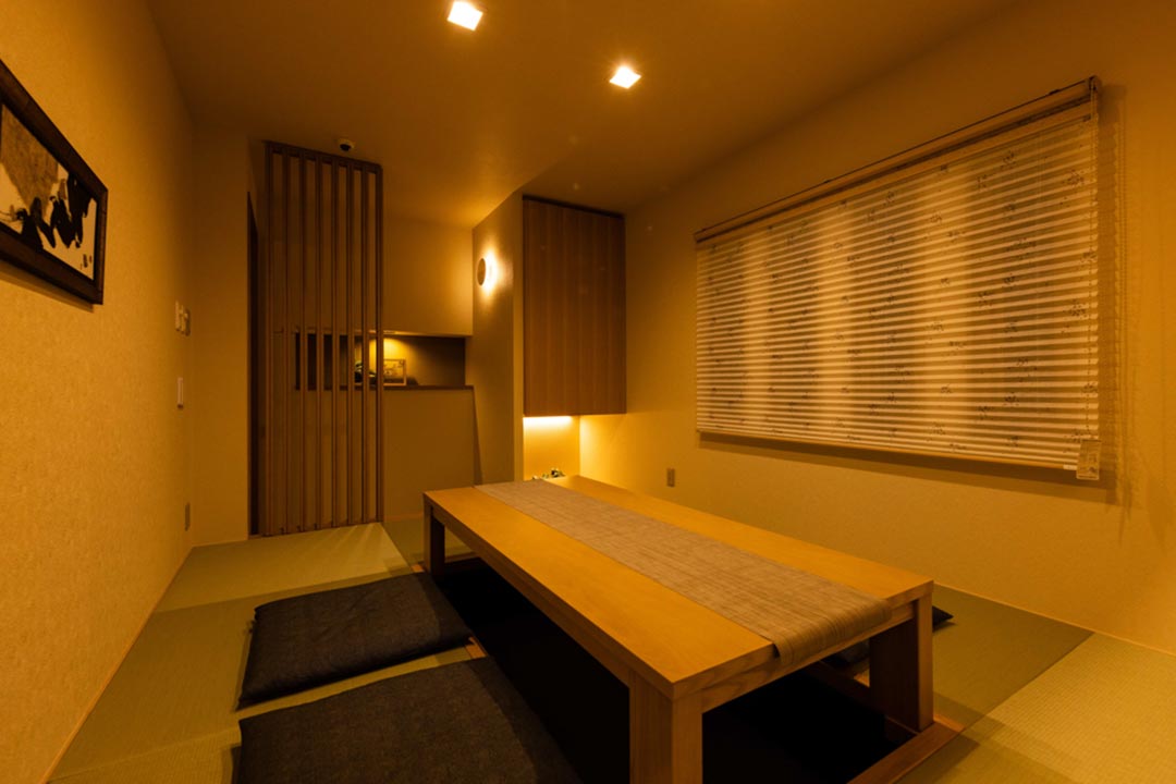 小金井府中パルフェ展示場 夜1F和室