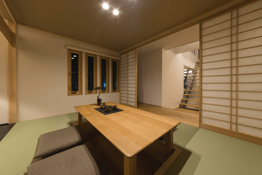 石神井デシオ展示場-夜間-2F和室