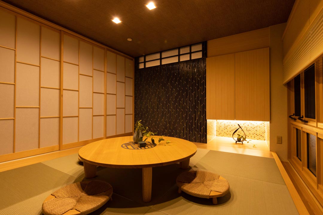 立川デシオ展示場 夜2F和室