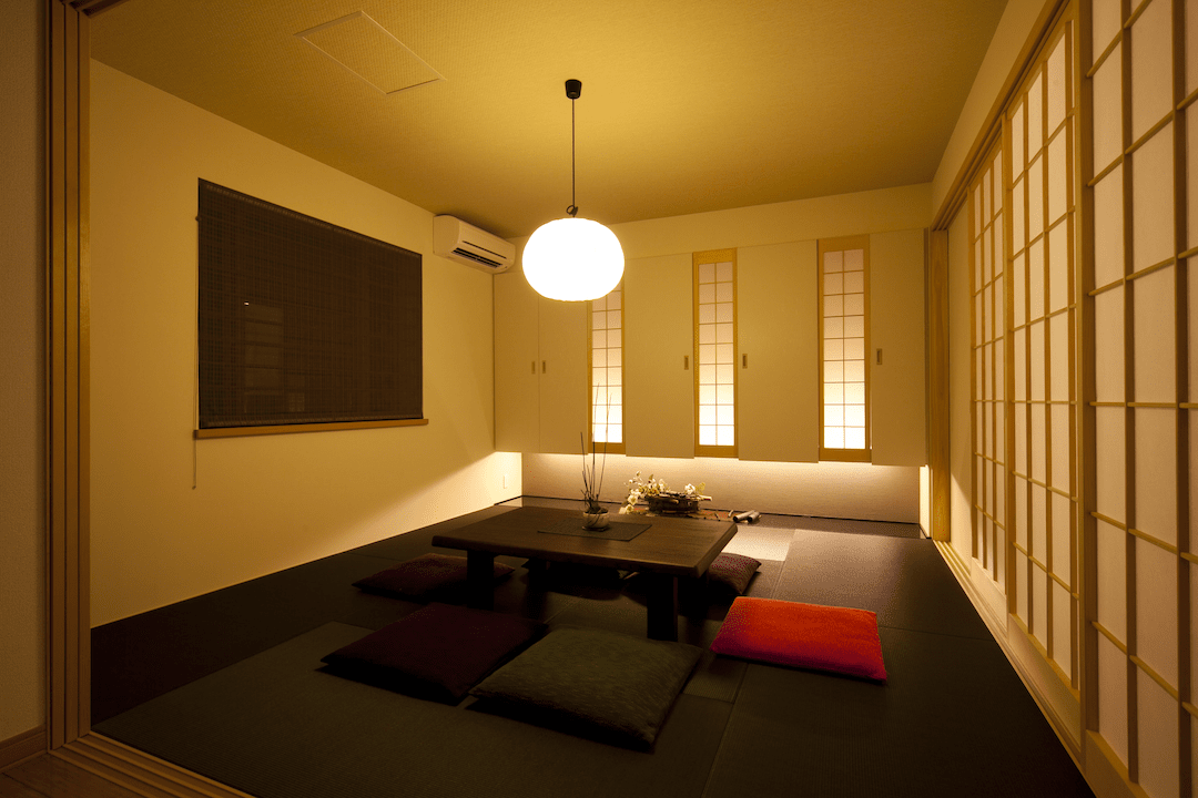 甲府小瀬展示場_夜間 和室