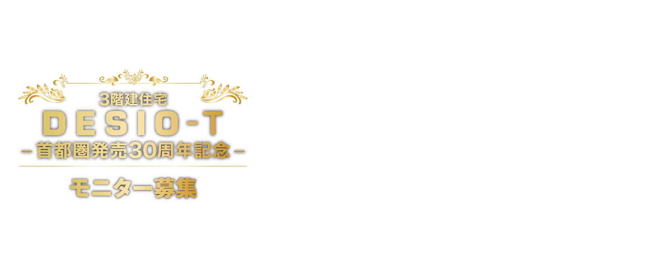 3階建住宅 DESIO-T 首都圏発売30周年記念 モニター募集