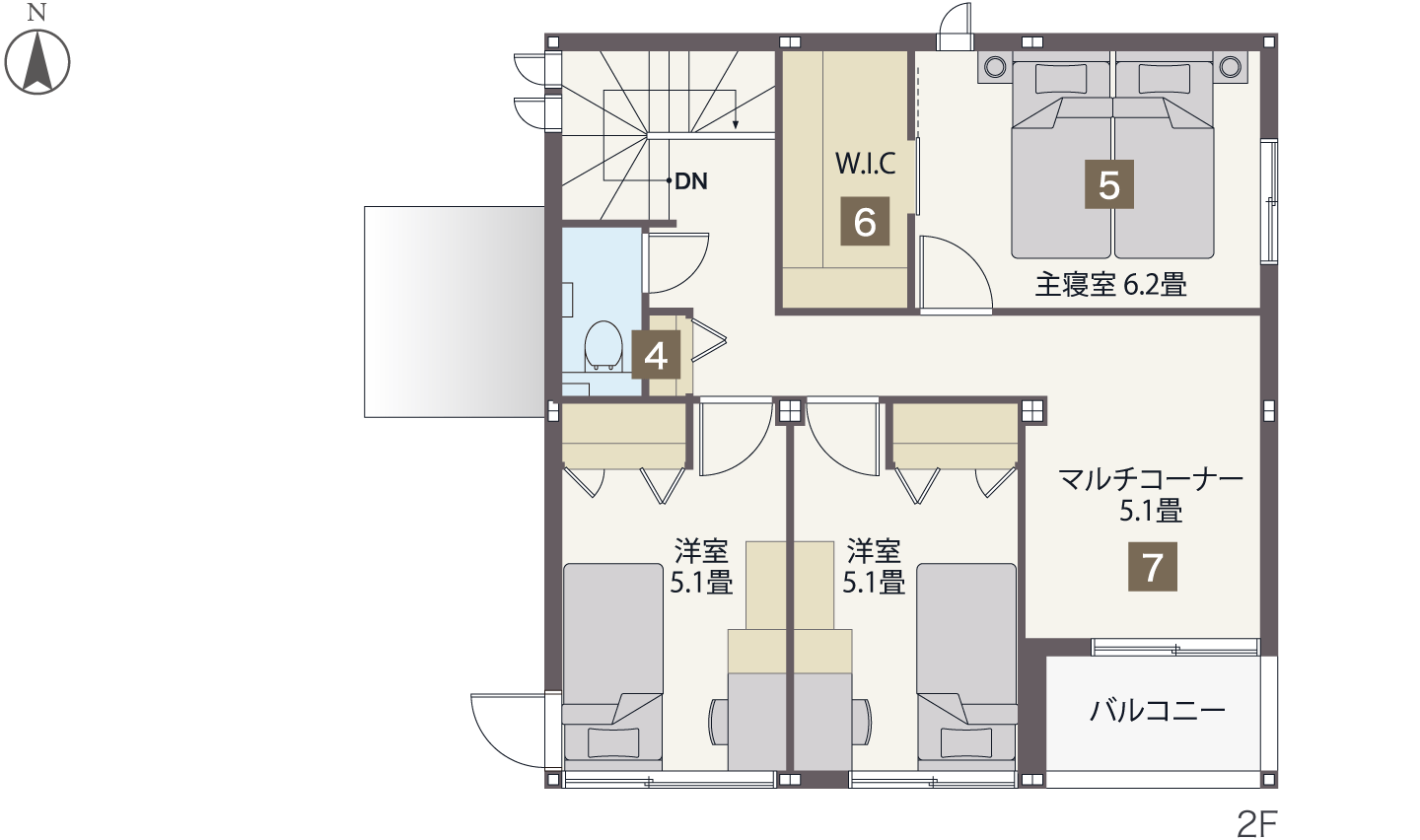 間取り2F