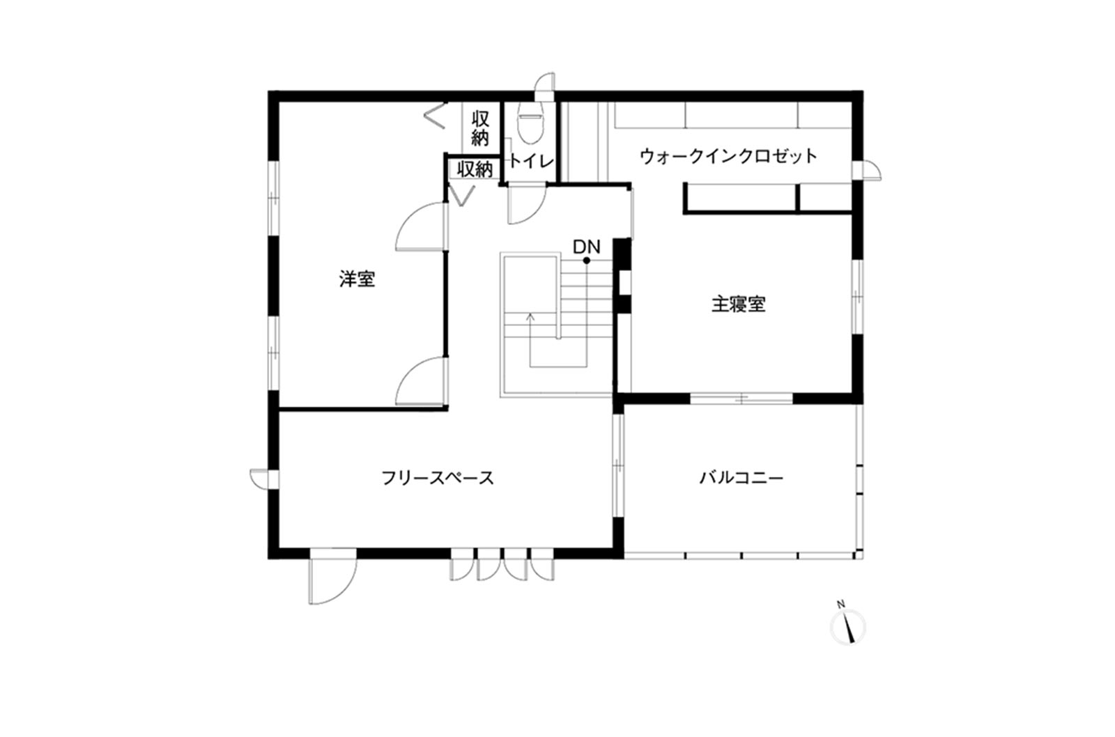 東京セキスイハイム建築実例_2階間取り