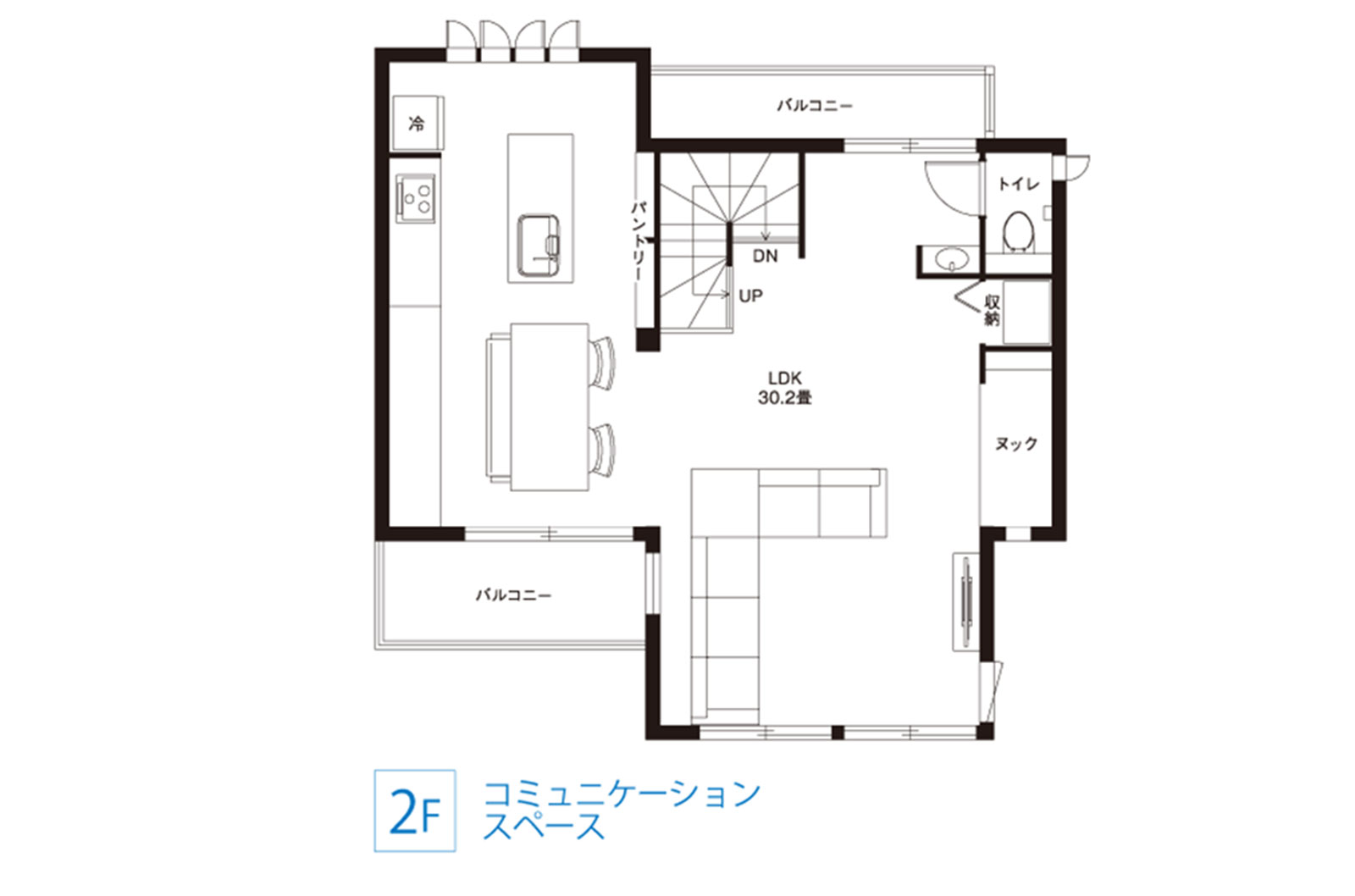 東京セキスイハイム建築事例_2階間取り