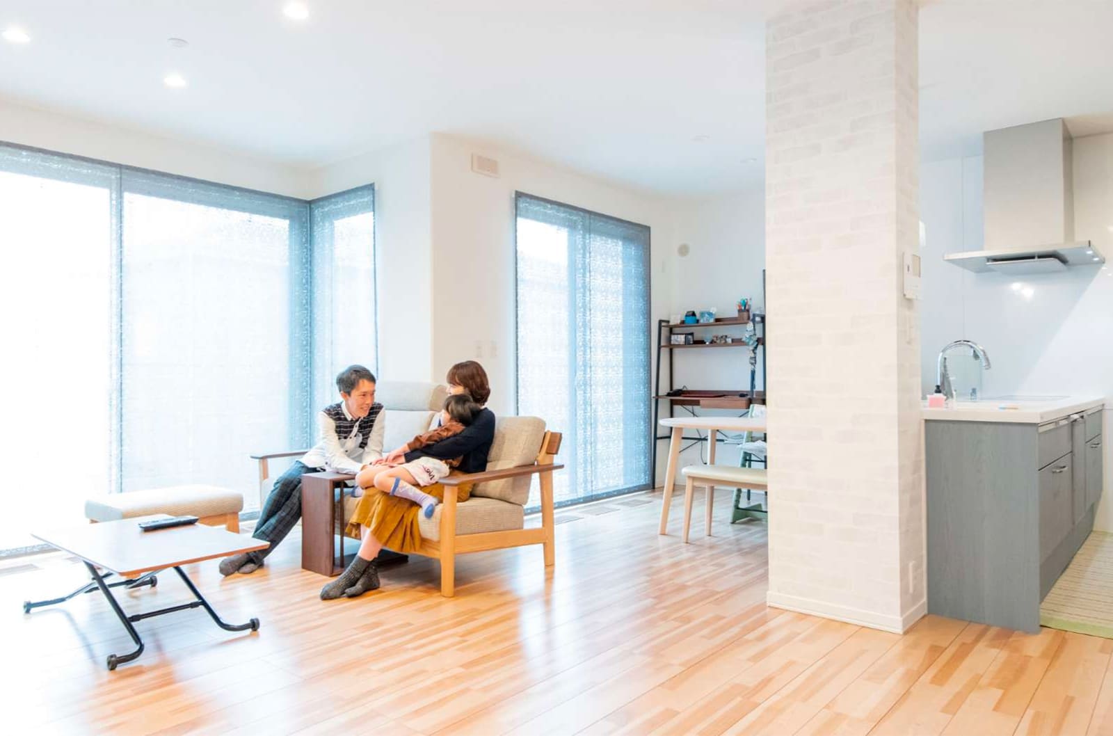 東京セキスイハイム建築事例_ご家族3人が楽しく快適に暮らせる憩いの空間