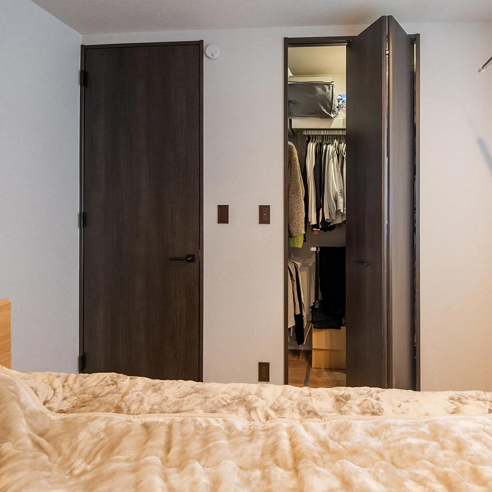 イメージ_東京セキスイハイム建築事例_寝室のウォークインクロゼット