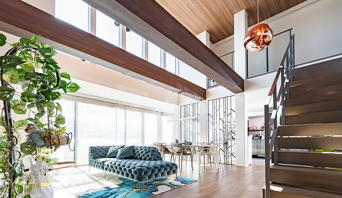 理想が晴れわたる家