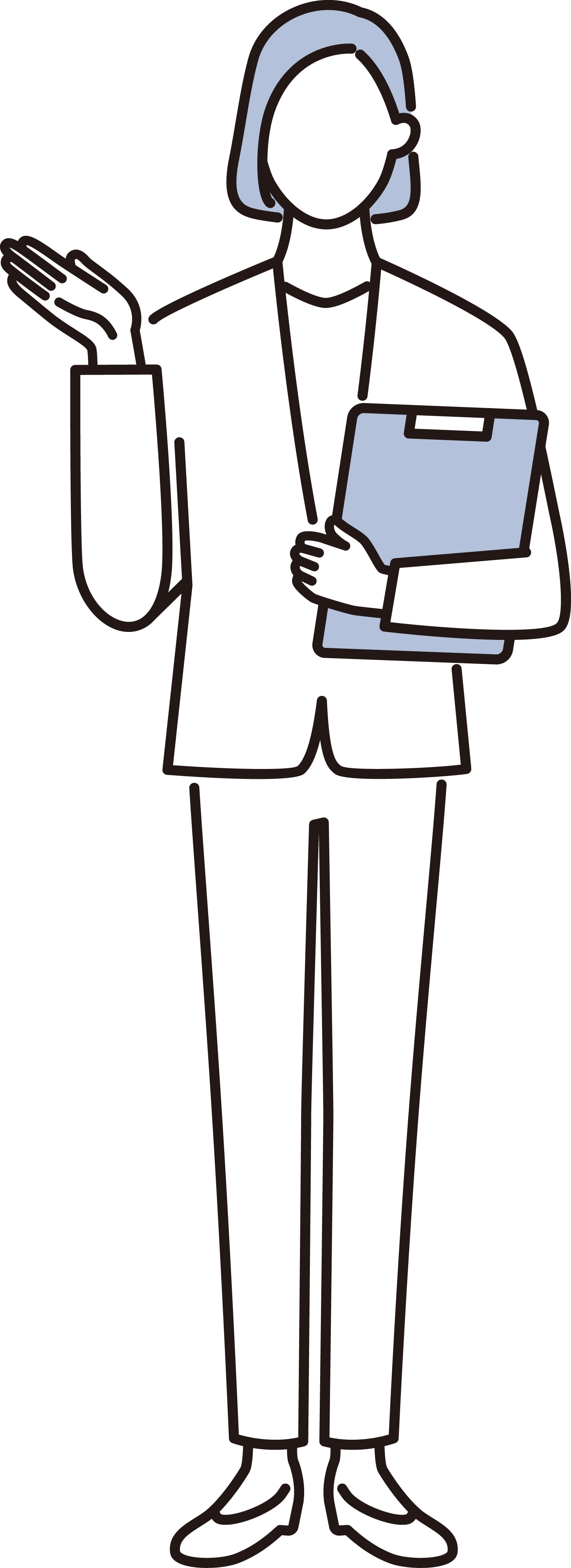 女性のイラスト