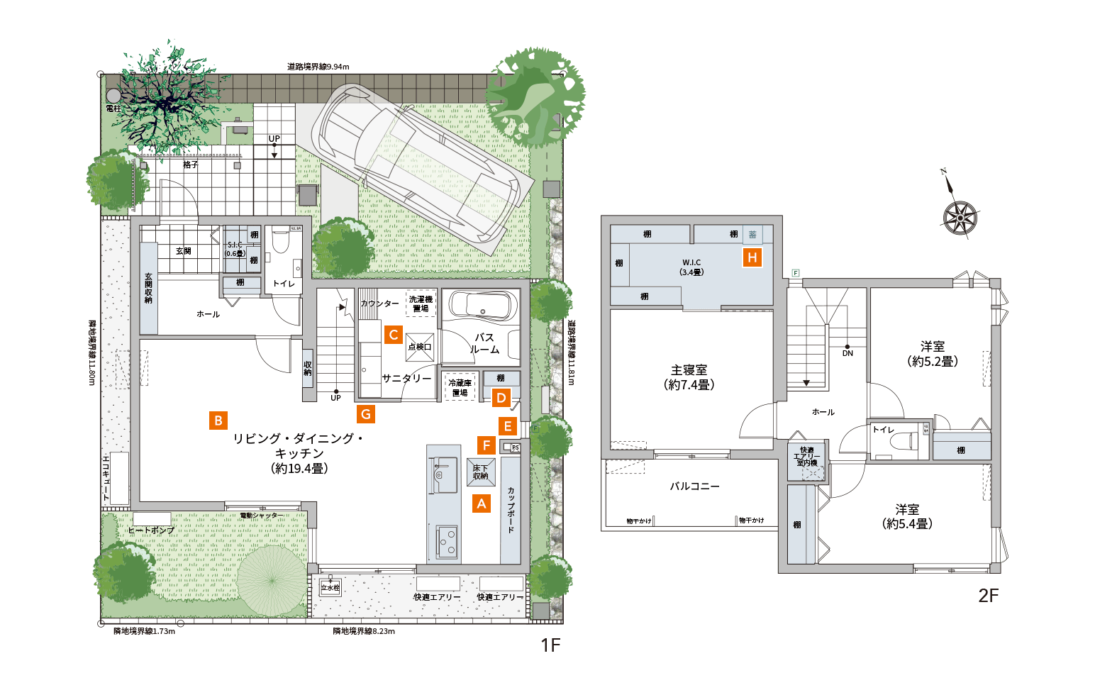 埼玉県・春日部谷原_planPC 1F 2F
