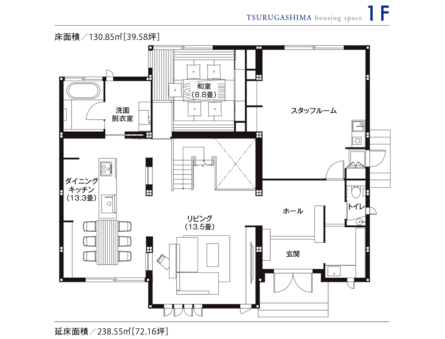 東京セキスイハイム_1F_鶴ヶ島パルフェ展示場