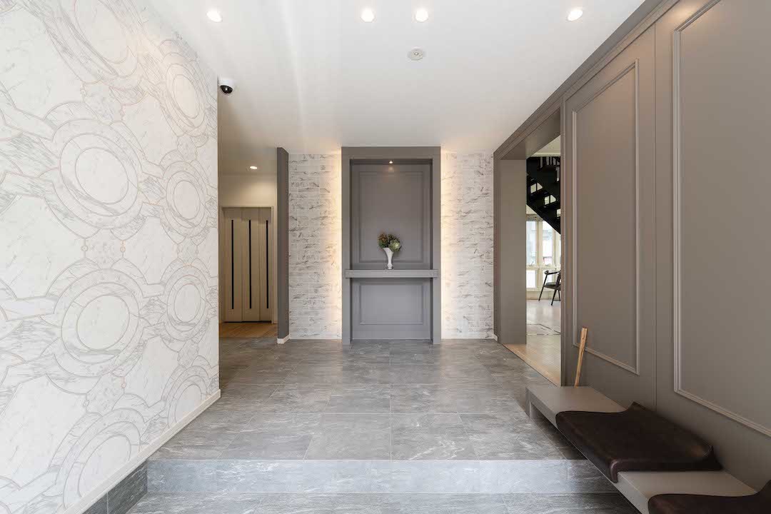 柏駅西口デシオ展示場 玄関